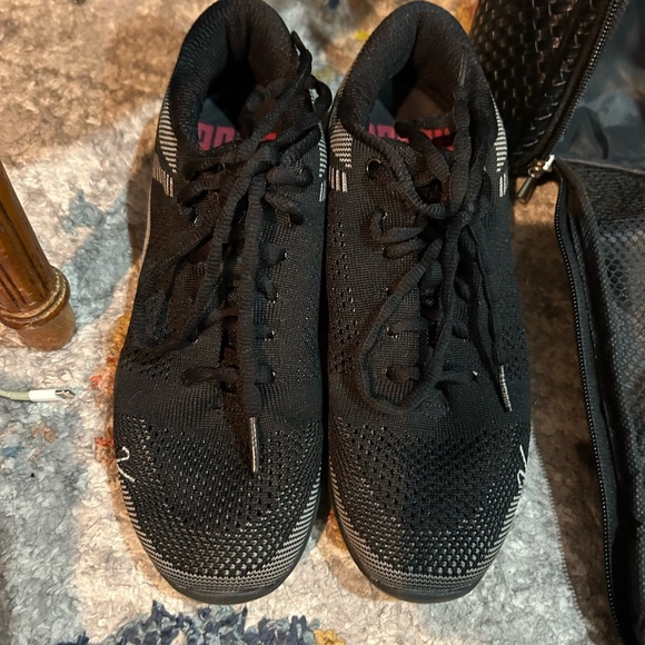 Varsity Beat Cheer Dance Sneakers Black with bag size 7 - Picture 3 of 6